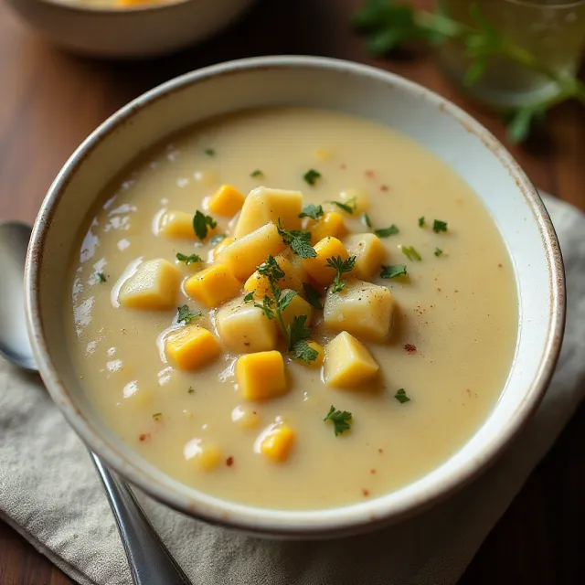 Easy Corn and Crab Chowder