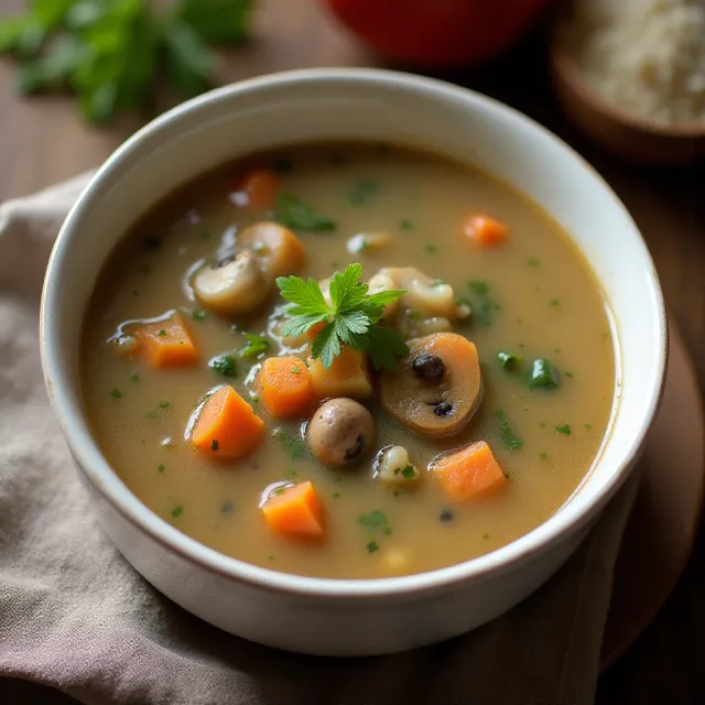 Mushroom and Artichoke Soup