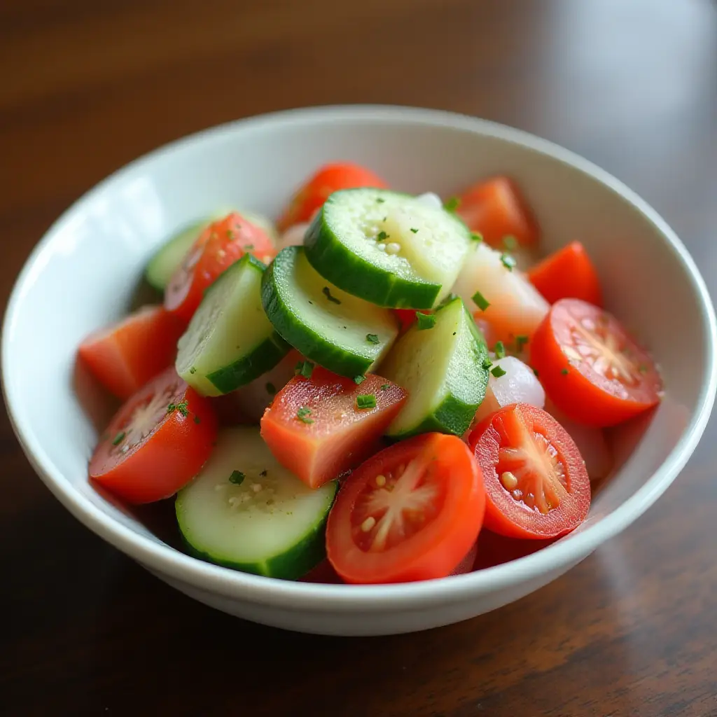 Cucumber Tomato Salad