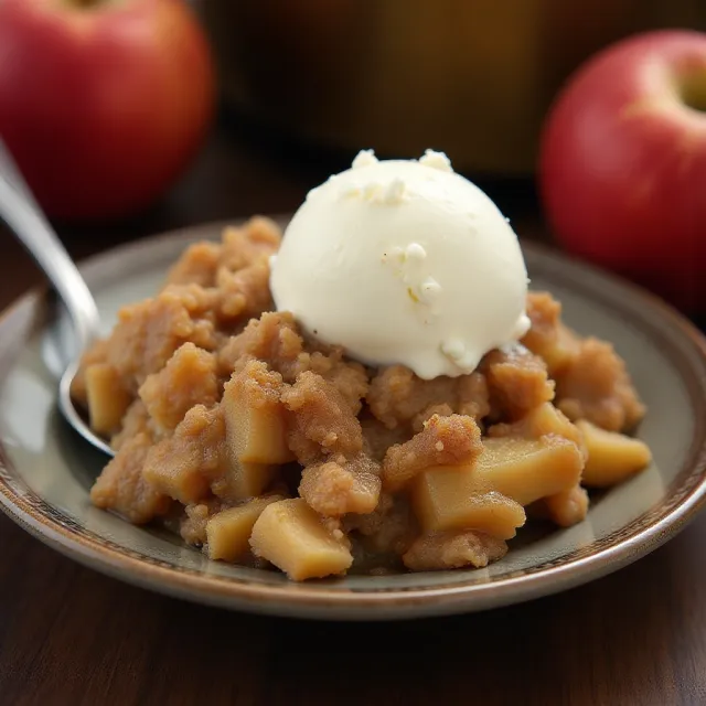 Slow Cooker Apple Crisp