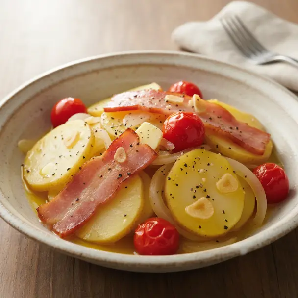 馬鈴薯培根疊煮