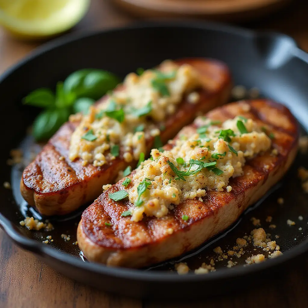 Grilled Gorgonzola Flat Irons