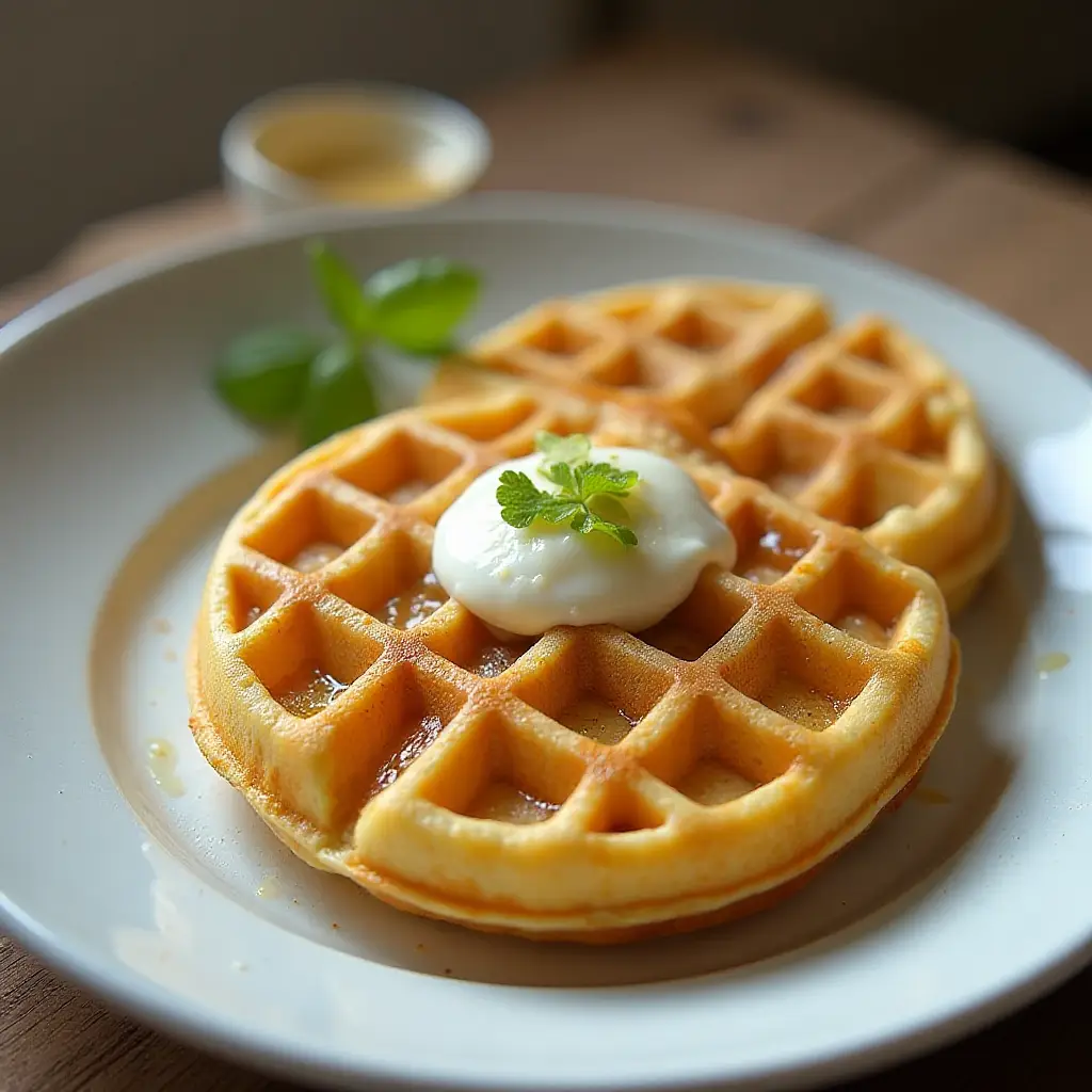 Chaffles with Almond Flour