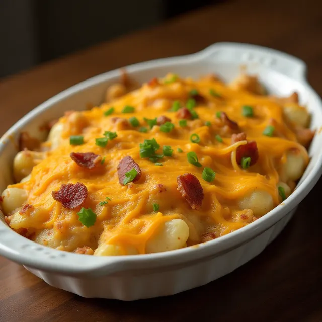 Loaded Bacon, Cheddar, and Ranch Potatoes