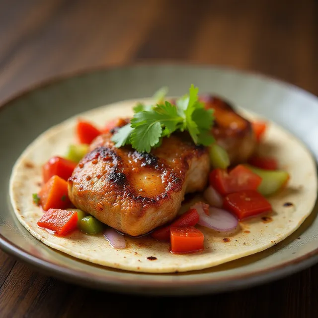 Barbeque Pork Fajitas