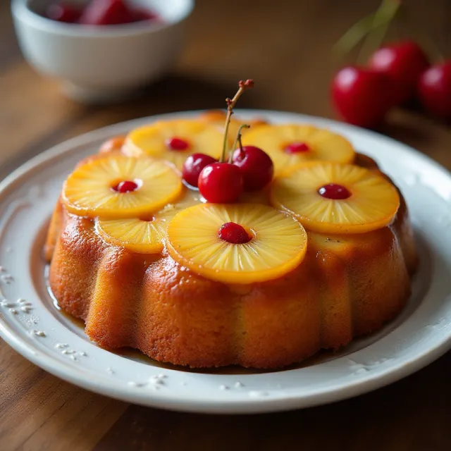 Crushed Pineapple Upside Down Cake