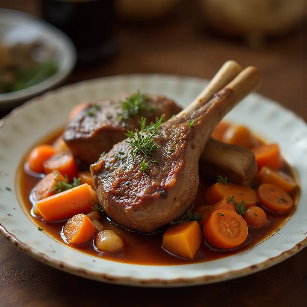 Braised Lamb Shanks