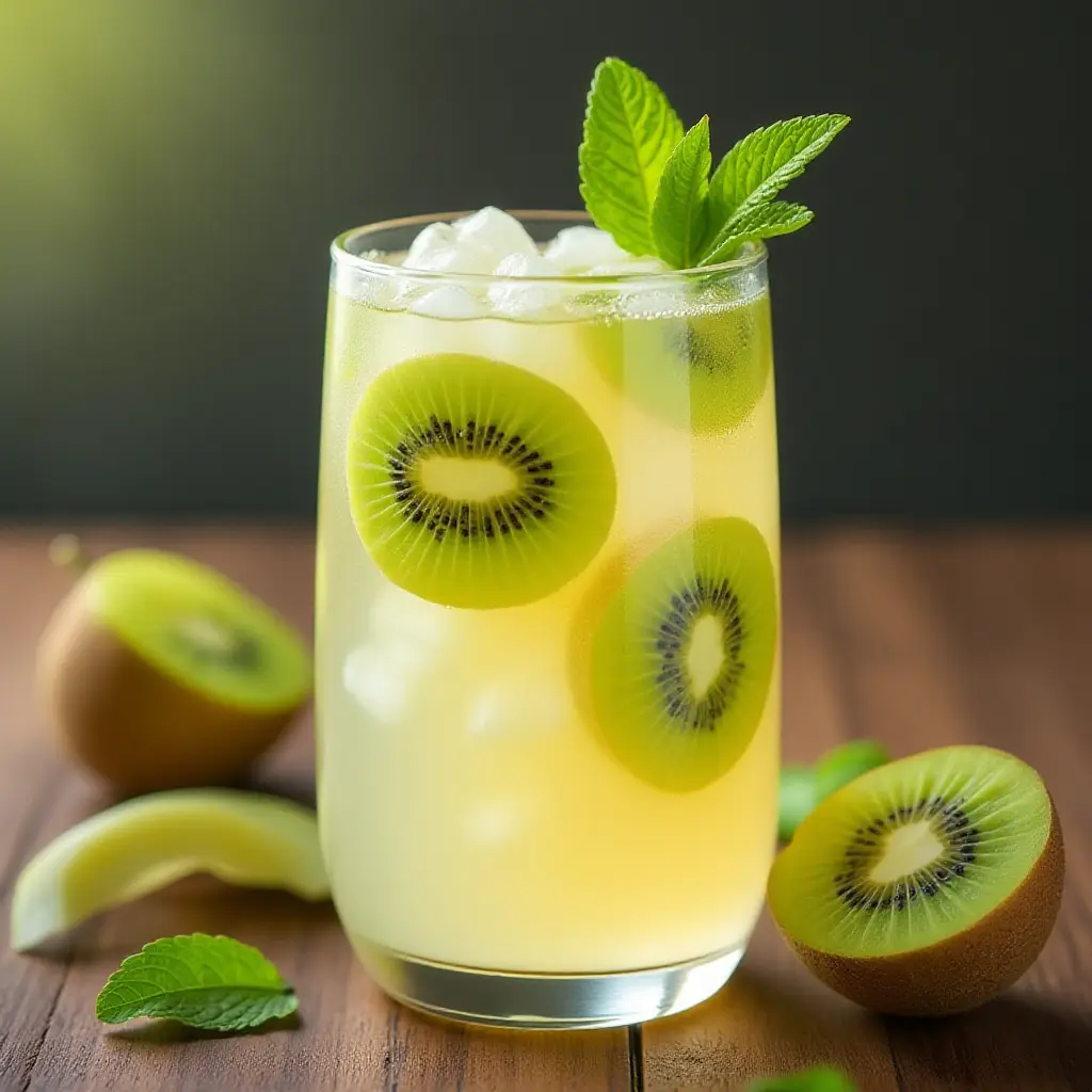 White Sangria with Kiwi