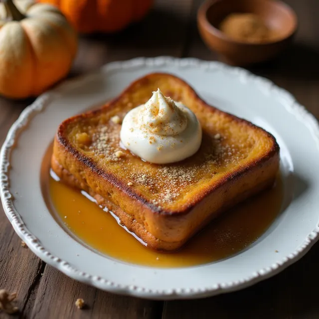 Pumpkin Pie French Toast