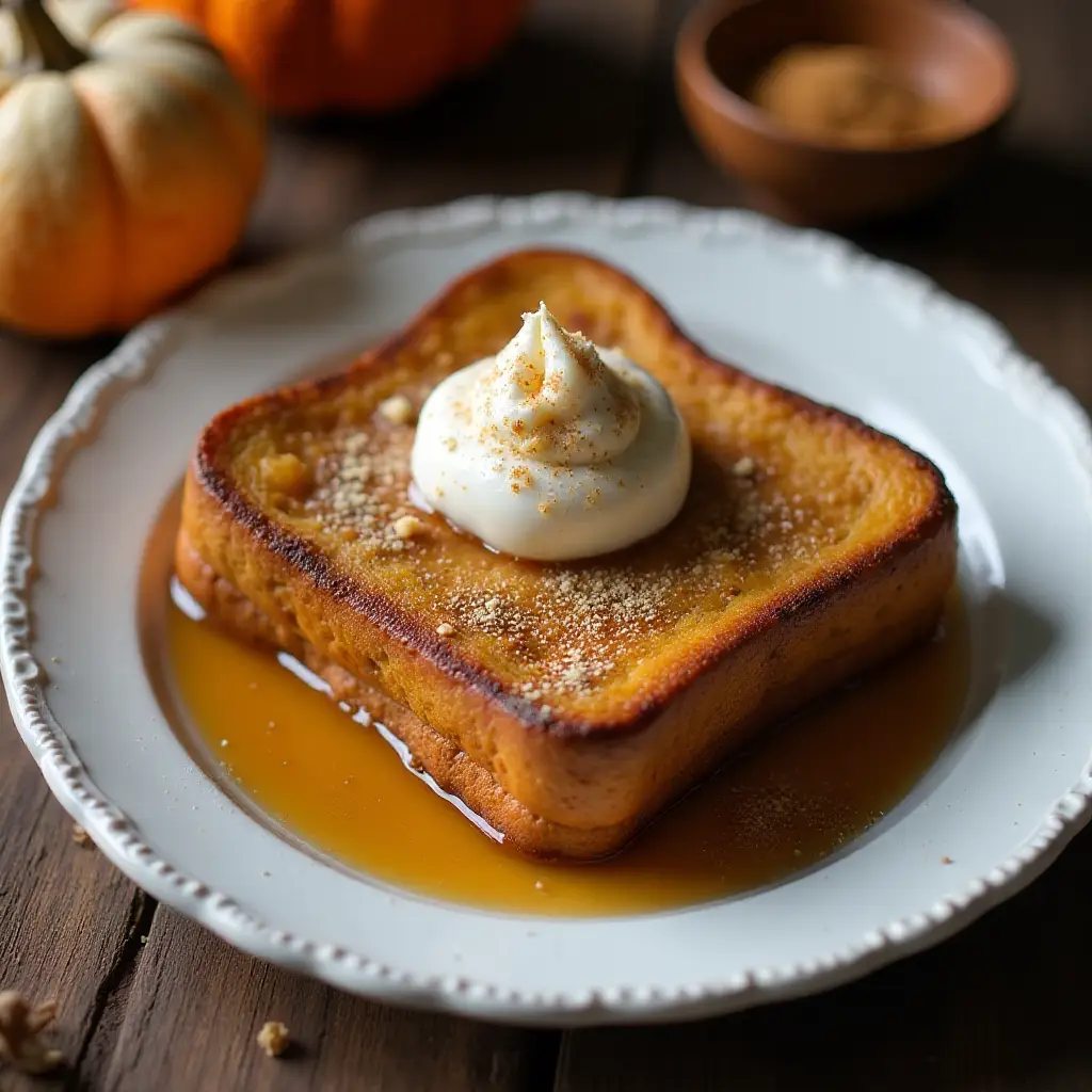 Pumpkin Pie French Toast