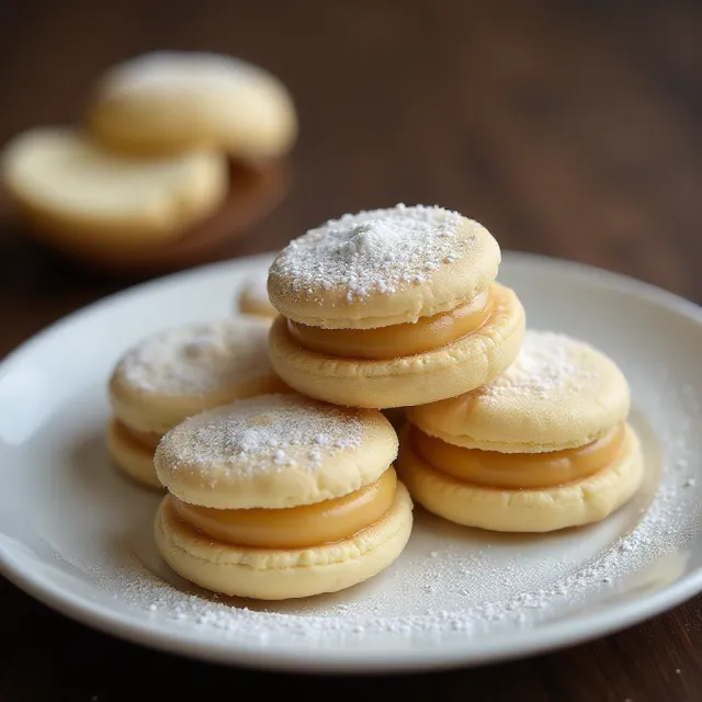 Peruvian Alfajores with Manjar Blanco