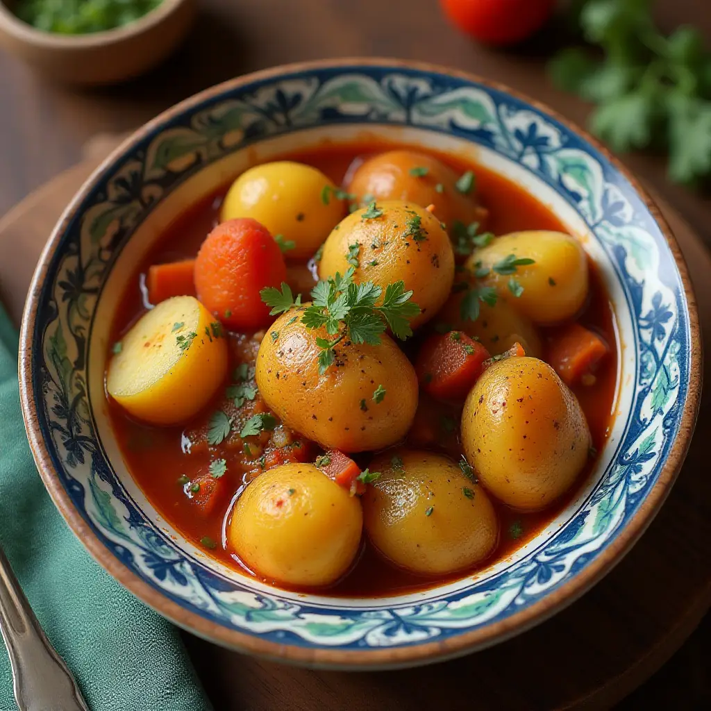 Chtitha Batata (Algerian Potato Stew)