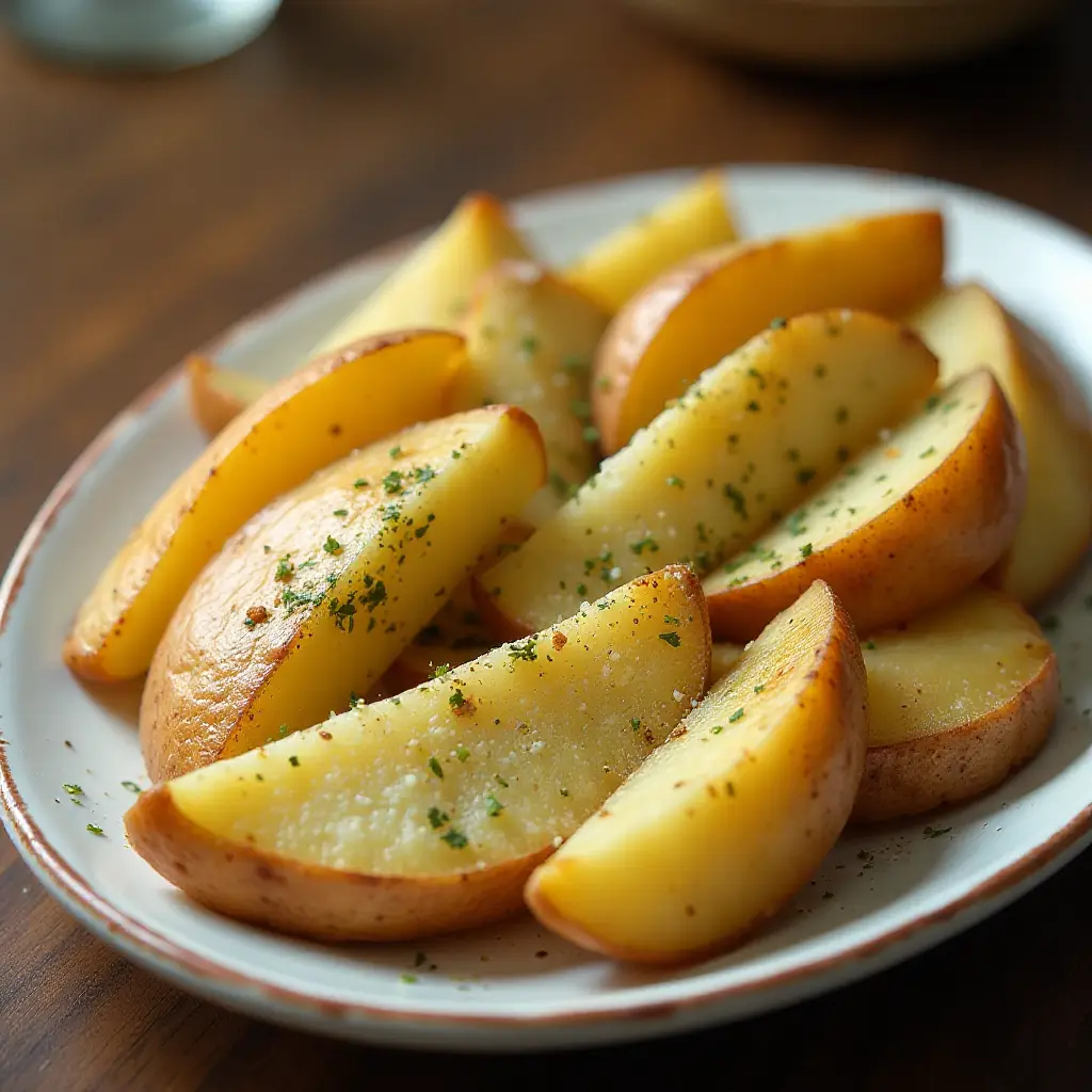 Oven-Fresh Seasoned Potato Wedges