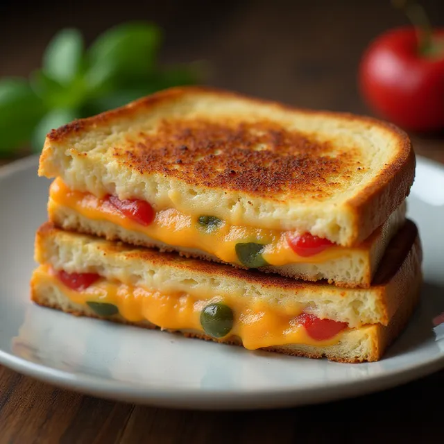 Italian Marinated Grilled Cheese