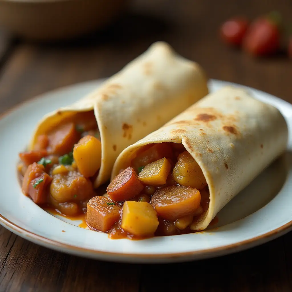 Burritos with Mexican Chorizo and Potatoes