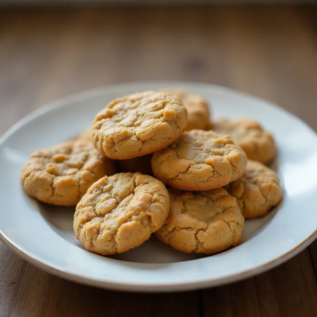 No-Bake Peanut Butter Cookies