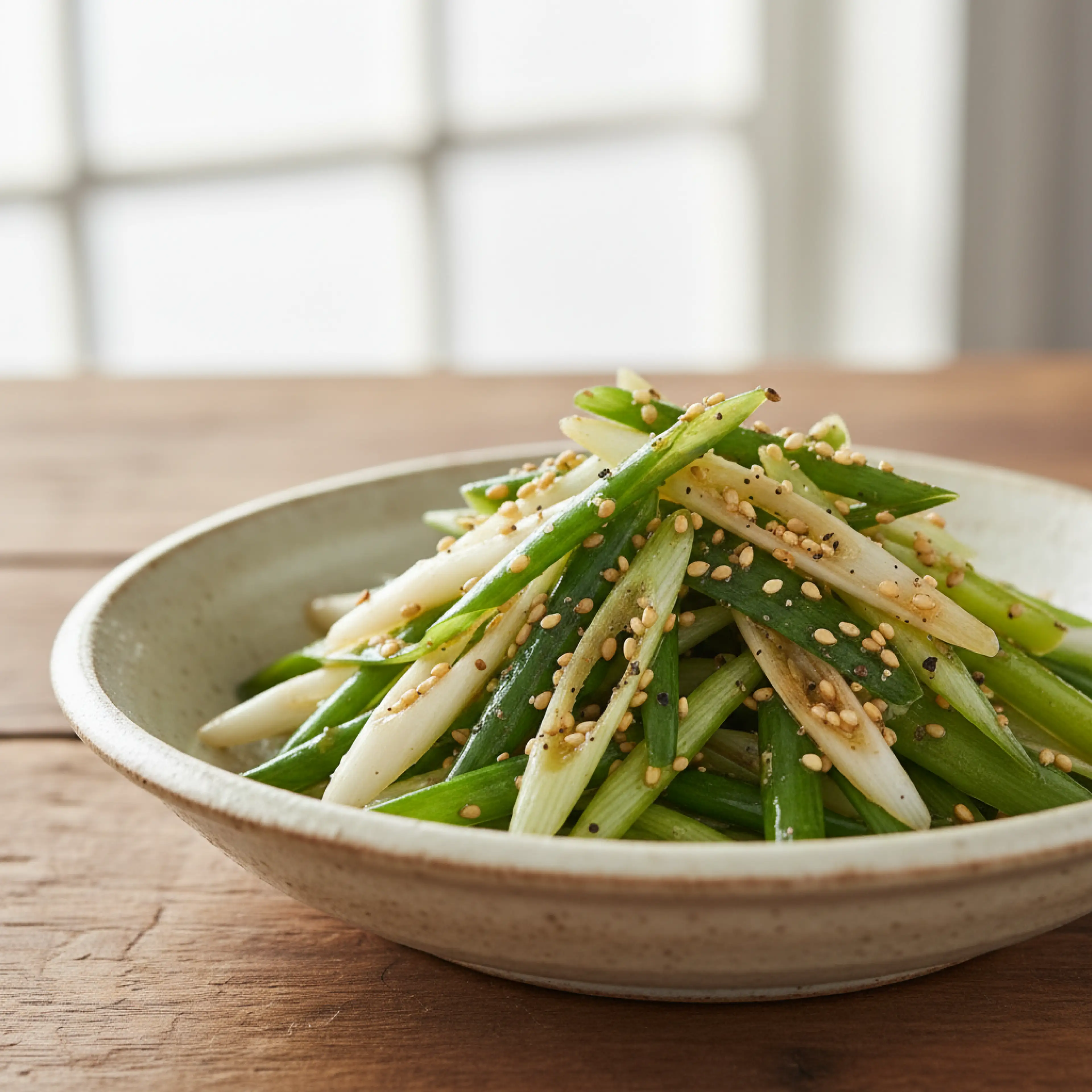 長蔥韓式涼拌菜