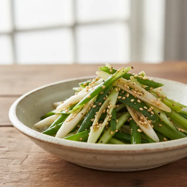 長蔥韓式涼拌菜