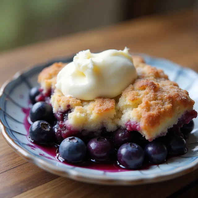 Grandma's Blueberry Buckle