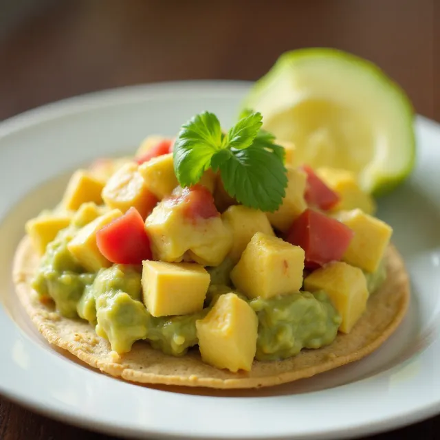 Avocado-Egg Salad Tostada Filling