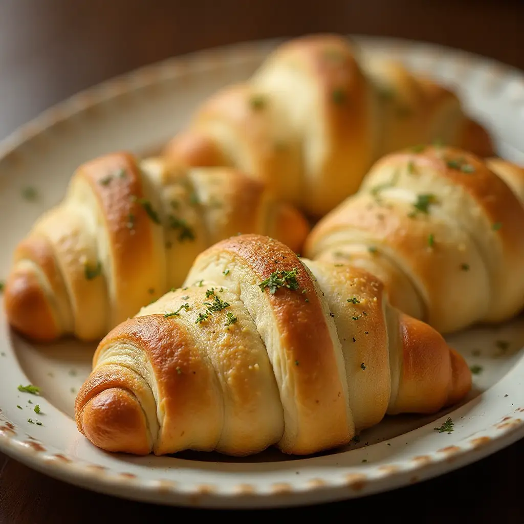 Crescent Dough Garlic Bread