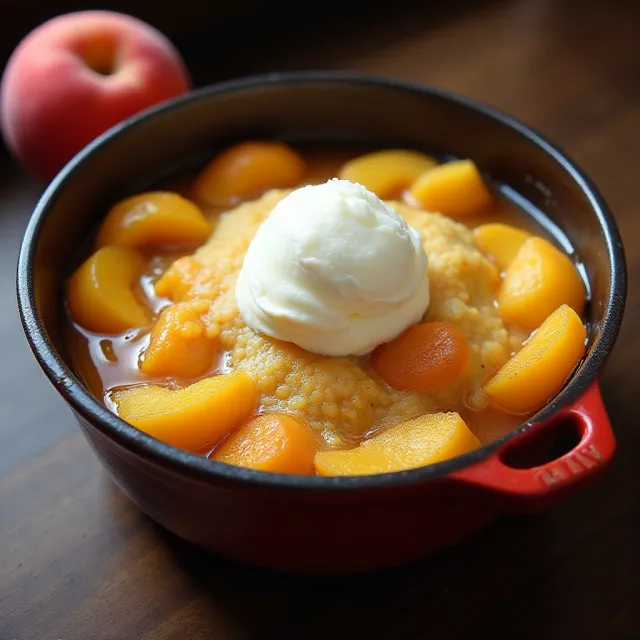 Chef John's Peach Cobbler