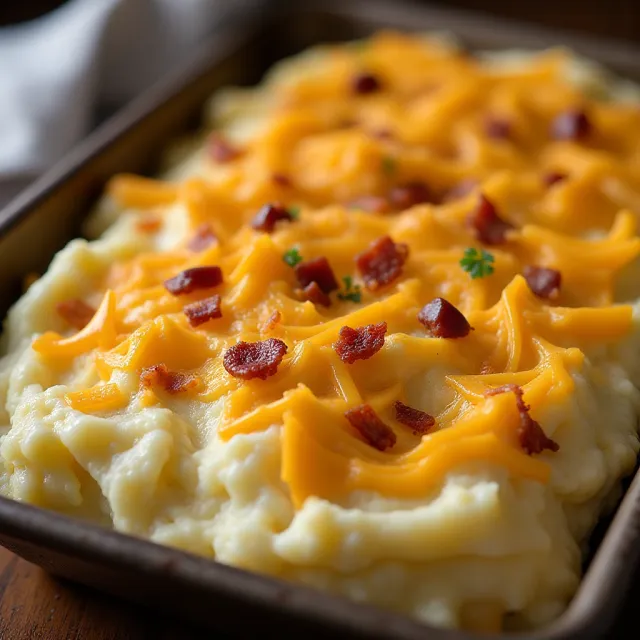 Twice-Baked Mashed Potatoes