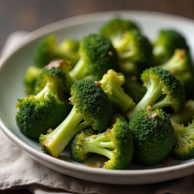 Roasted Garlic Lemon Broccoli