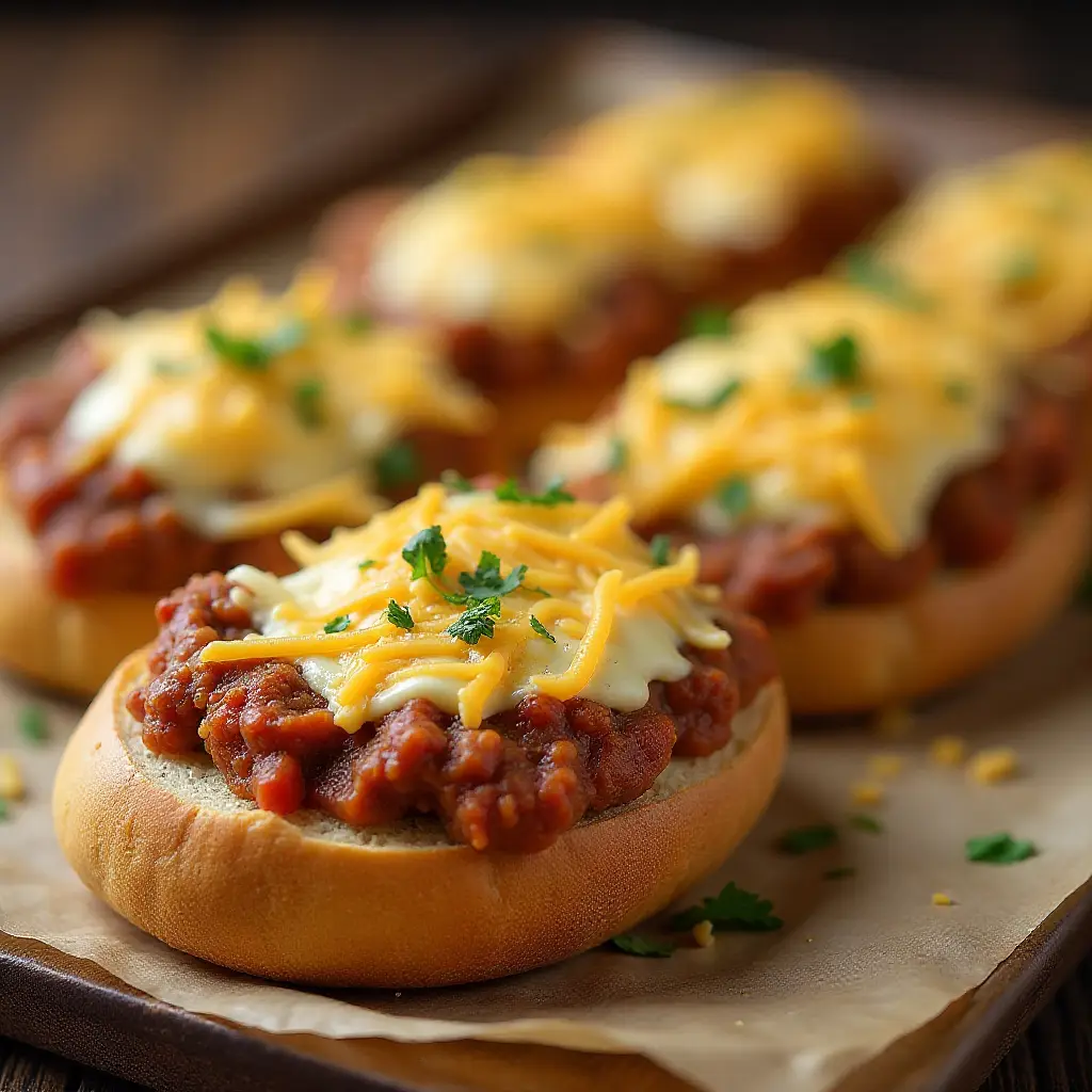 Sloppy Joe Garlic Bread