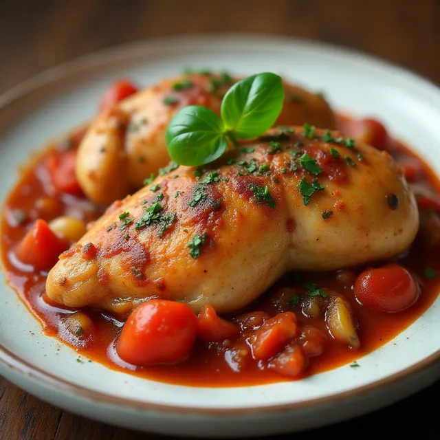 Chicken Cacciatore Delight