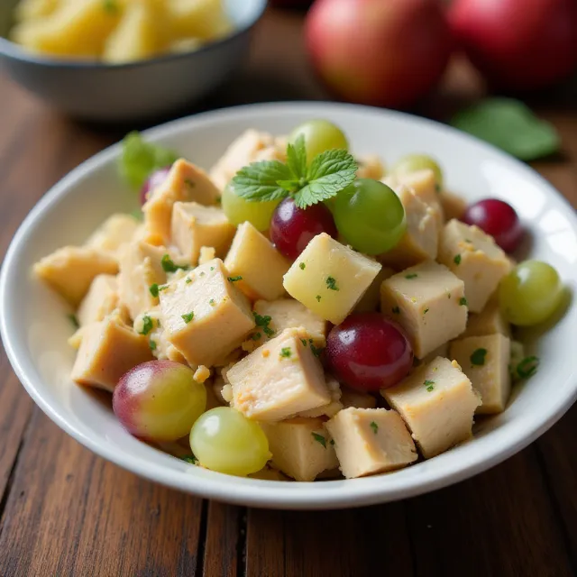 Chicken Salad with Grapes and Apples