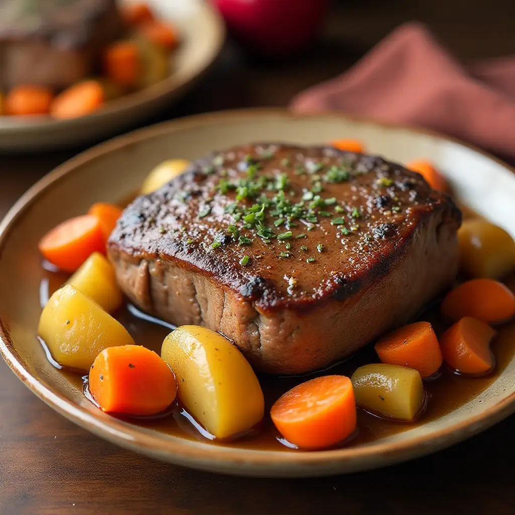 Apple-Flavored Pot Roast