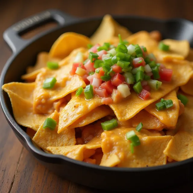 Chicken Enchilada Nachos