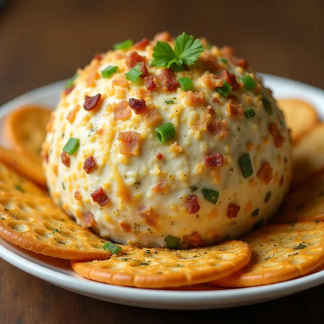 Bacon and Dill Pickle Cheese Ball