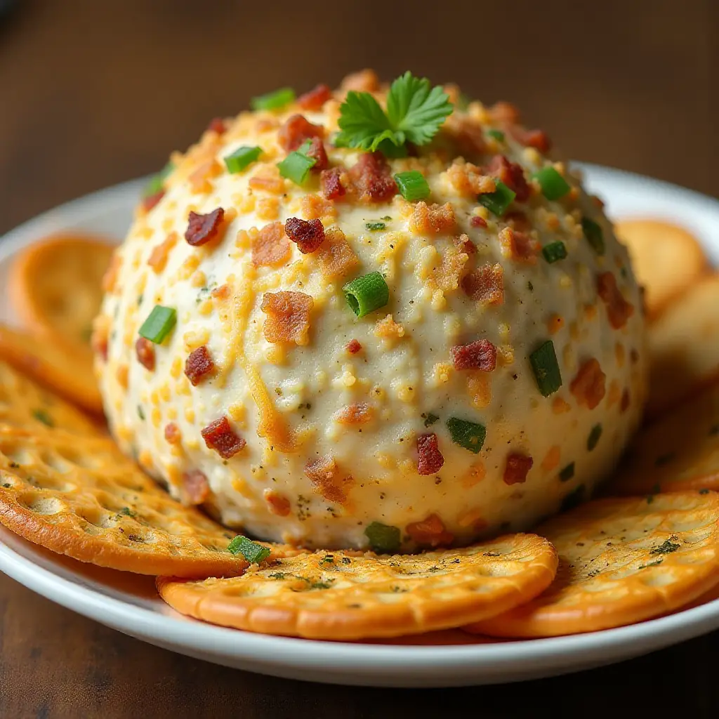 Bacon and Dill Pickle Cheese Ball
