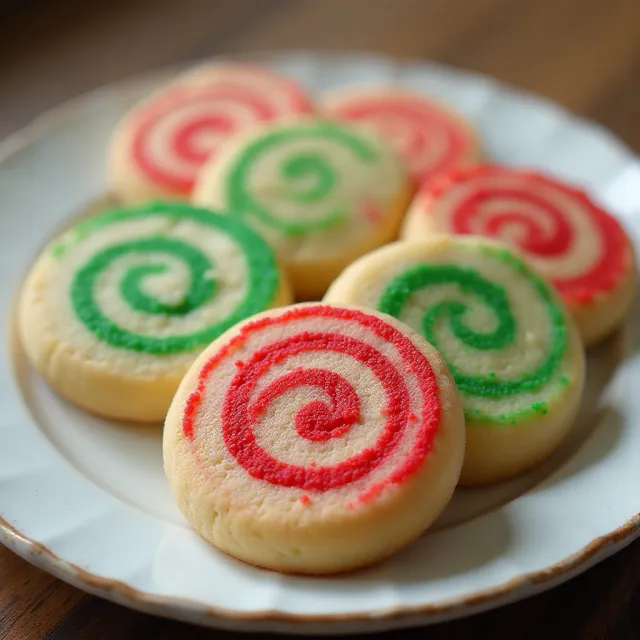 Christmas Pinwheel Cookies