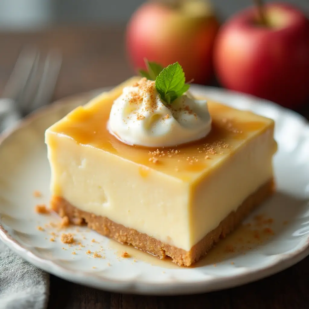 Creamy Iced Applesauce Bars