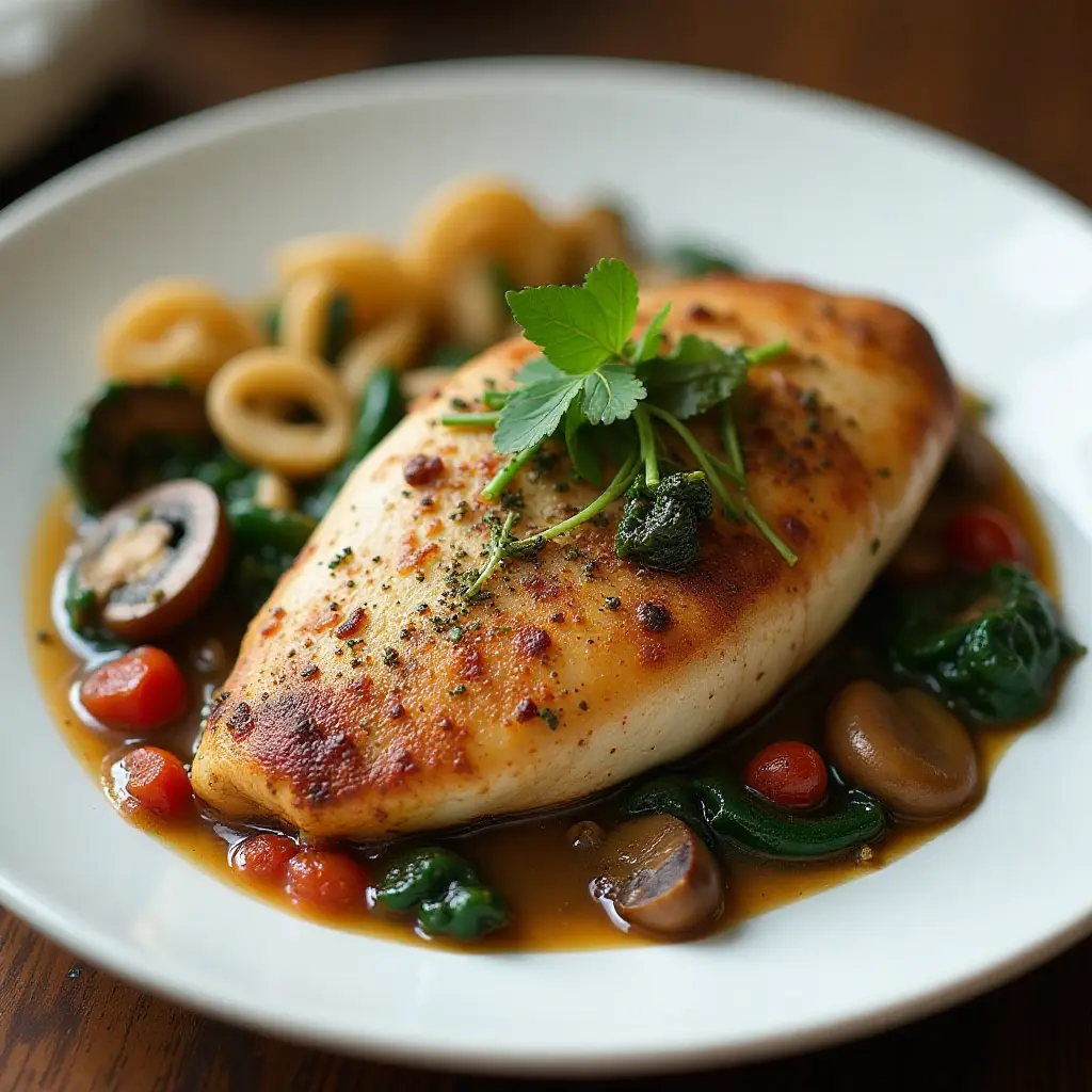 Chicken Marsala Florentine