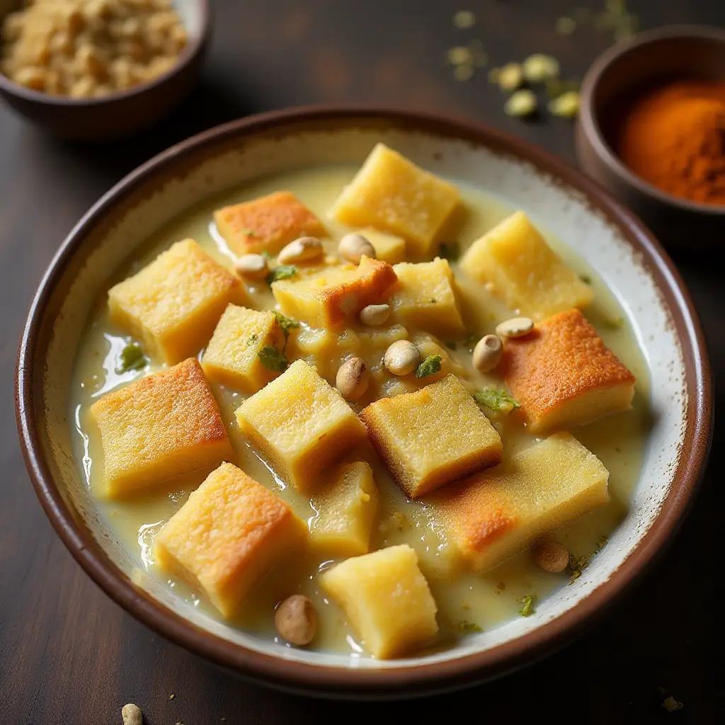 Shahi Tukra (Indian Bread Pudding)