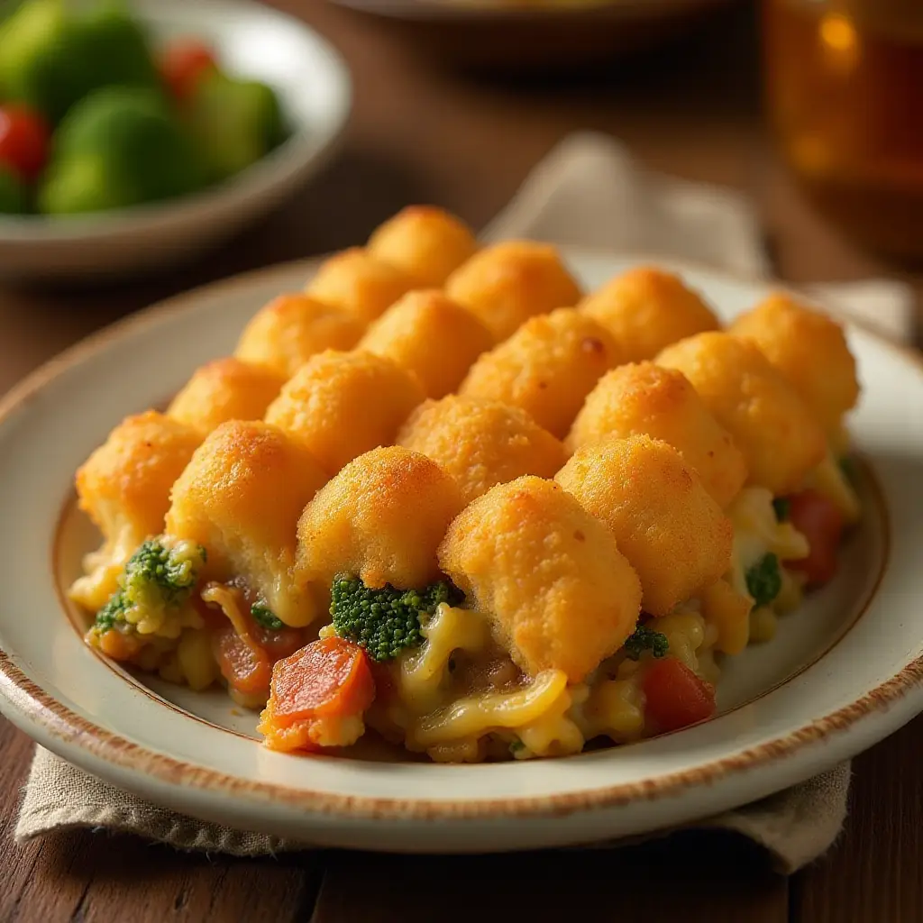 Flavorful Tater Tot Casserole
