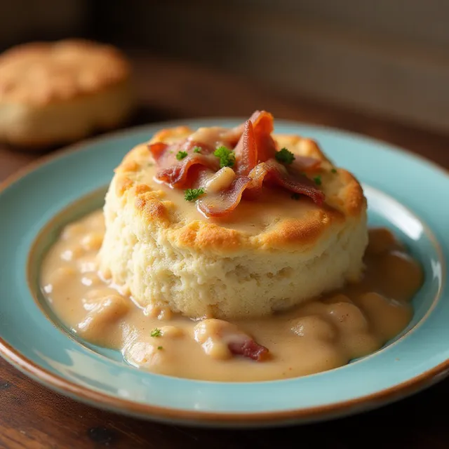 Bacon Gravy for Biscuits