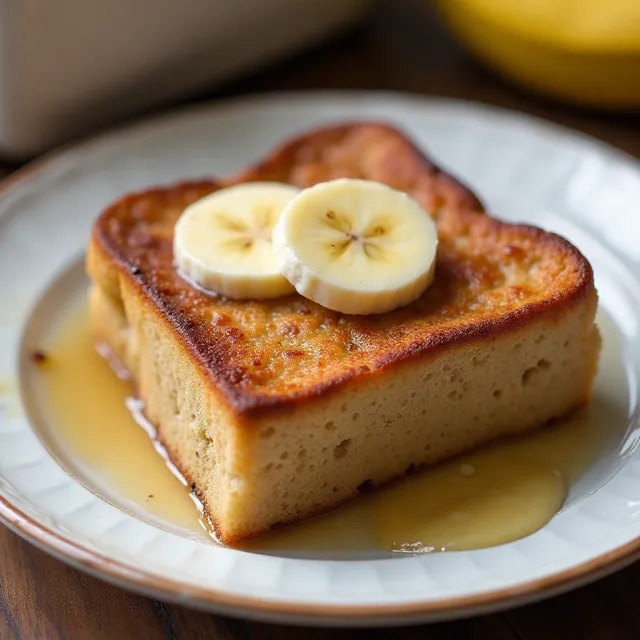 Easy Baked Banana French Toast
