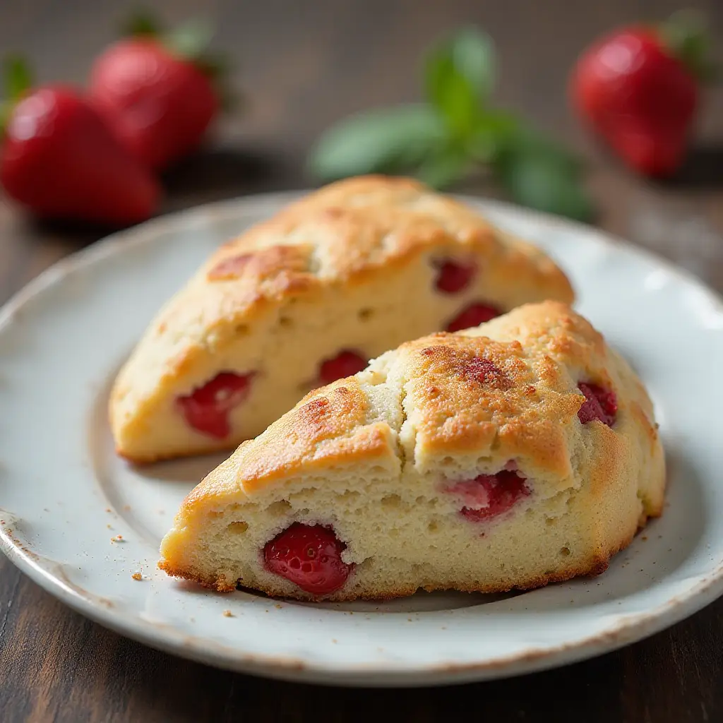 Strawberry Scones