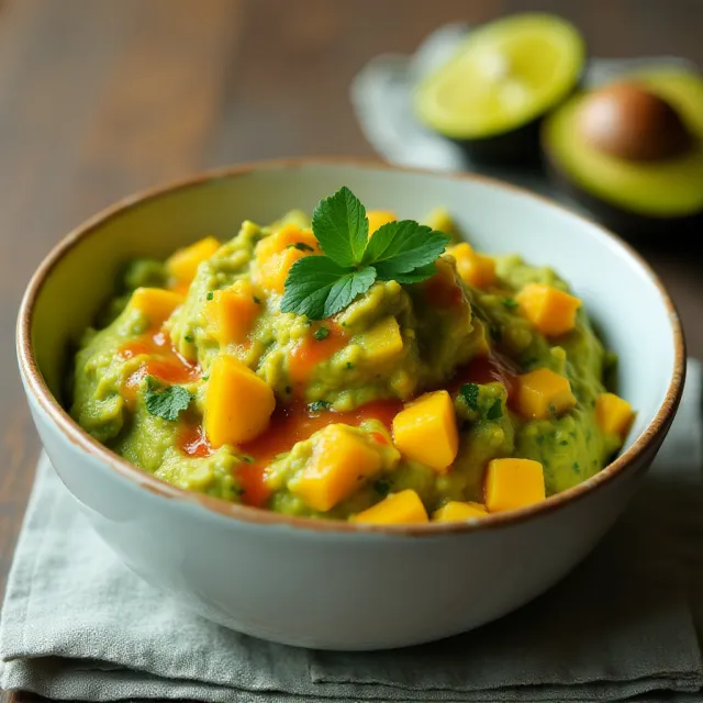 Spicy Mango Guacamole