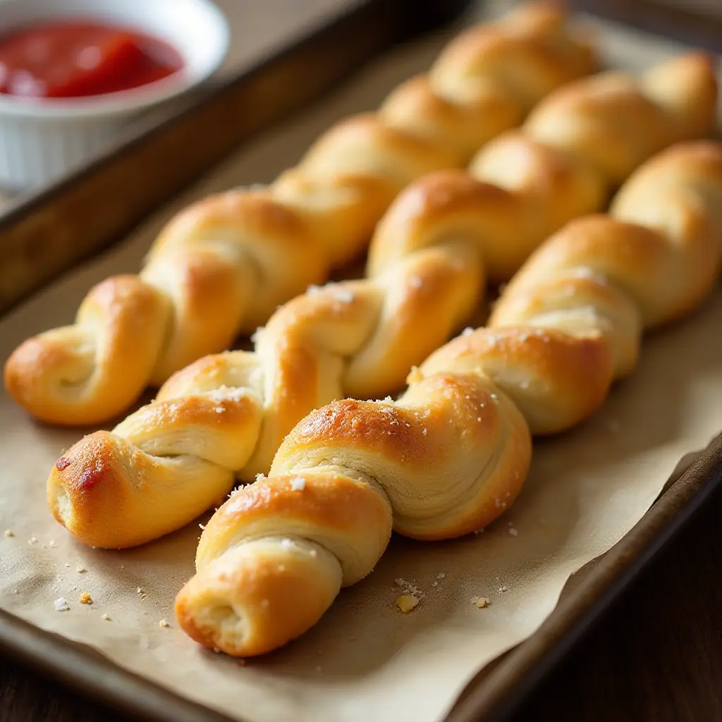 Savory Puff Pastry Twists with Parmesan and Everything Seasoning