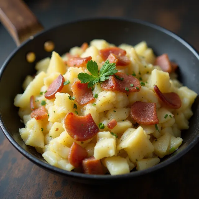 Bacon-Fried Cabbage