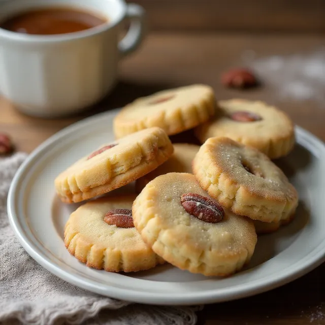 Pecan Shortbread Cookies