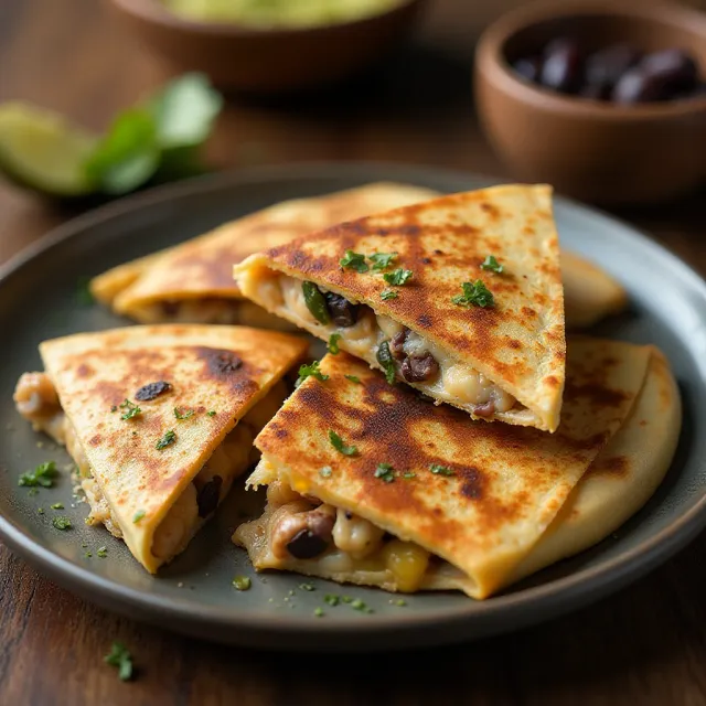 Grilled Chicken Quesadillas