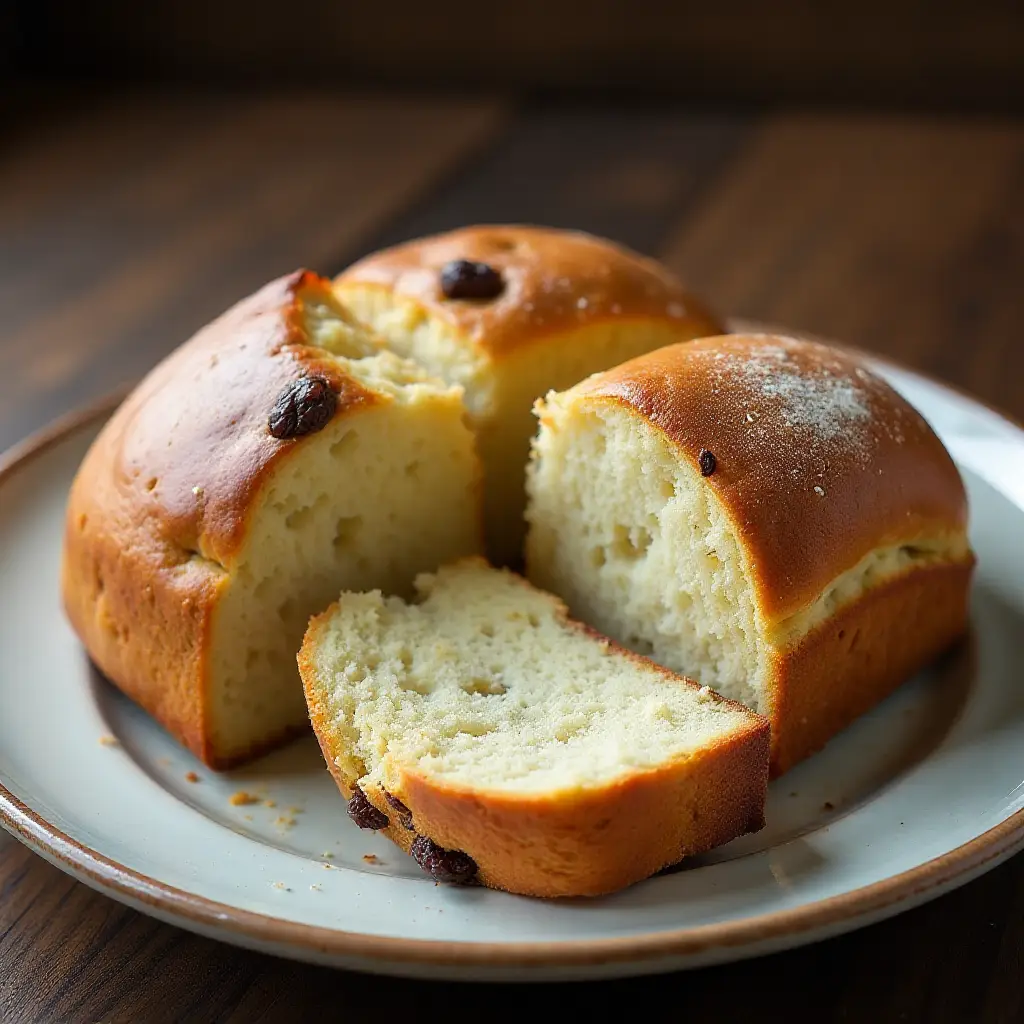 Irish Soda Bread with Raisins