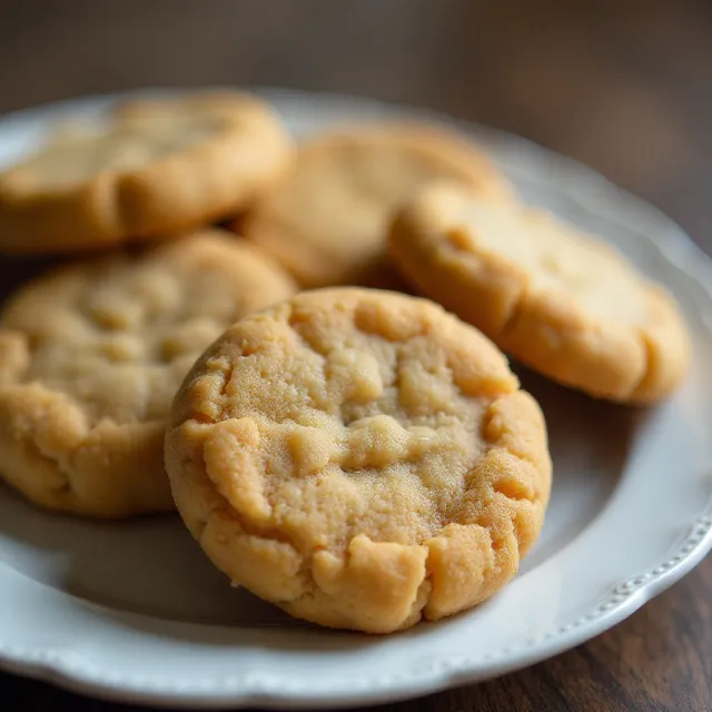 Peanut Butter Shortbread Cookies